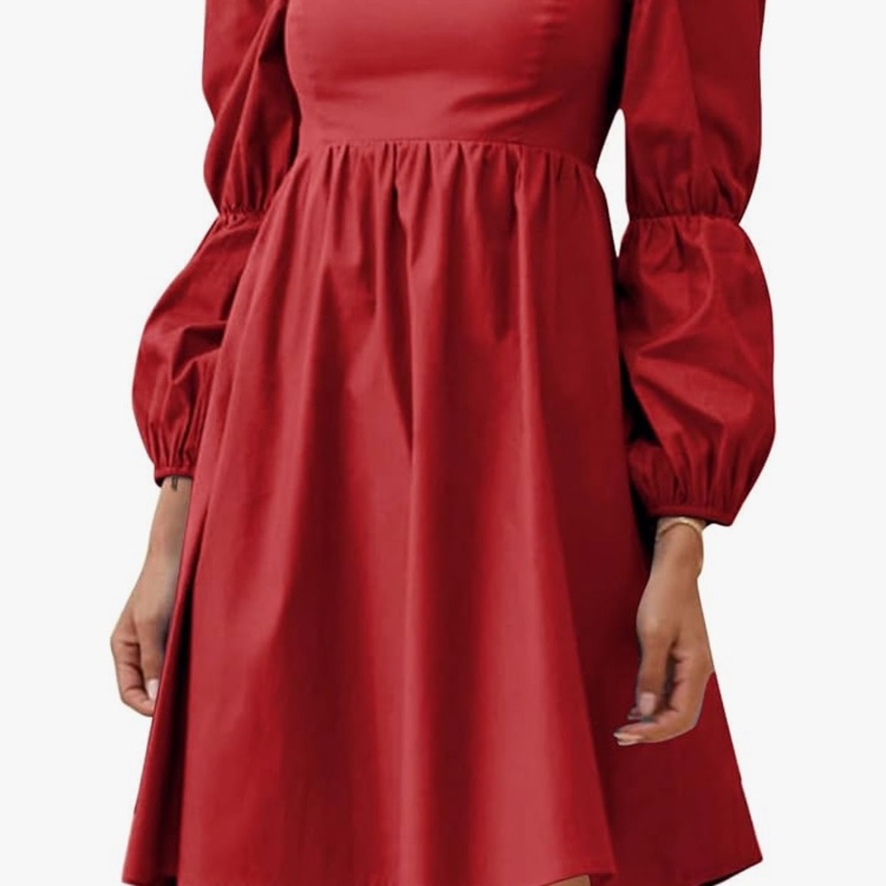 Exlura red dress from Amazon